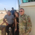 Darby Stanchfield Instagram - Huge honor traveling Europe on a Goodwill Military Tour 🇺🇸 with the delightful @pauladelstein @tiyabird @realraymondcruz via #armedforcesentertainment to thank our military men & women for their service! I learned so much and am so grateful for the experience! 🇺🇸