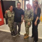 Darby Stanchfield Instagram - Huge honor traveling Europe on a Goodwill Military Tour 🇺🇸 with the delightful @pauladelstein @tiyabird @realraymondcruz via #armedforcesentertainment to thank our military men & women for their service! I learned so much and am so grateful for the experience! 🇺🇸