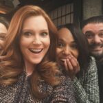 Darby Stanchfield Instagram - #SCANDAL turned 12 this week! Cheers and thanks to all the #gladiators who celebrate this show! 🍷🍿Grateful for the ride! 😎