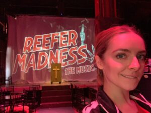 Darcy Rose Byrnes Instagram - Tech week. #tech #theatre #techweek #reefermadness