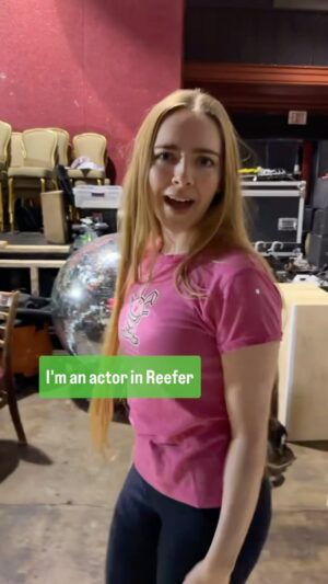 Darcy Rose Byrnes Instagram - This is how you do this right? #reefermadness #heathers