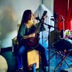 Darcy Rose Byrnes Instagram - For #gamepur and @noraisaborea by @badapplesnaps #interview #guitar #music #songwriter #poisonivy #suicidesquadkillthejusticeleague