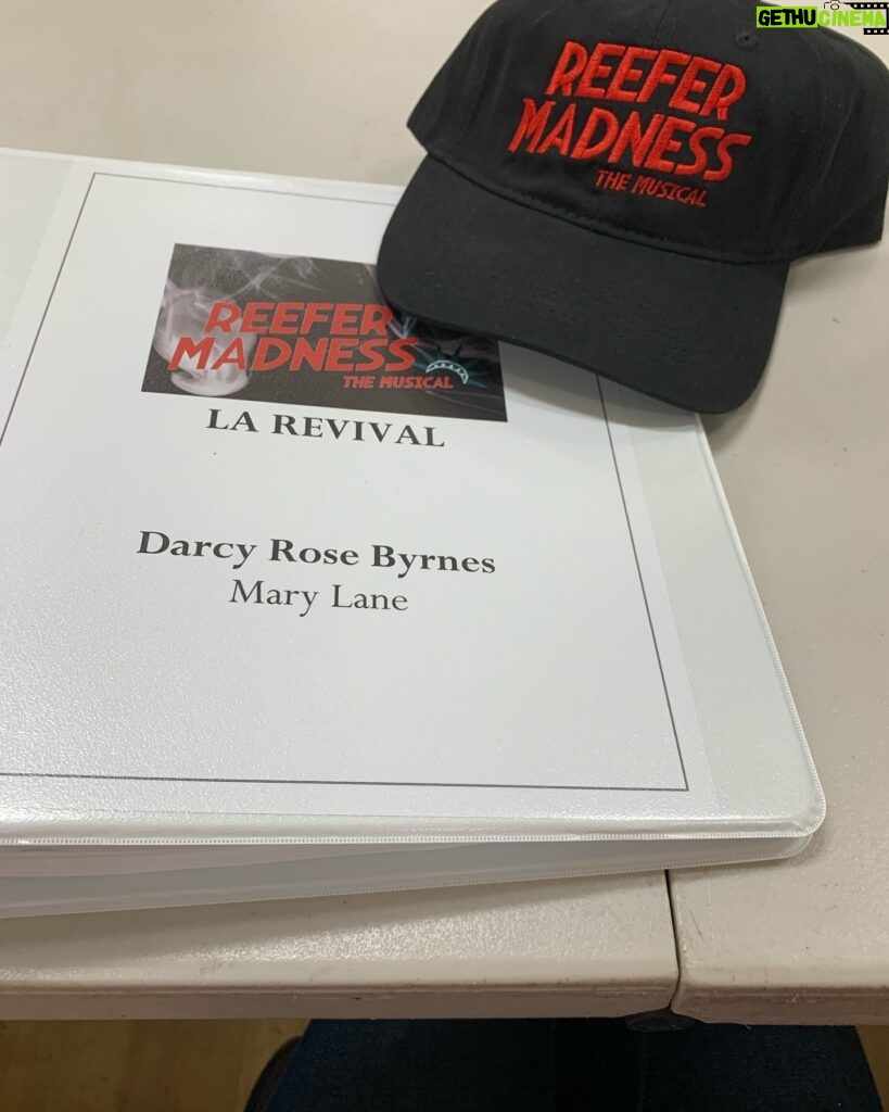 Darcy Rose Byrnes Instagram - Some spoiler free bts of @reeferthemusical rehearsal and tech. We have our first preview tonight. This cast, crew and creative team are friggin incredible. WE OPEN TOMORROW WHAAAAAT #bts #theatre
