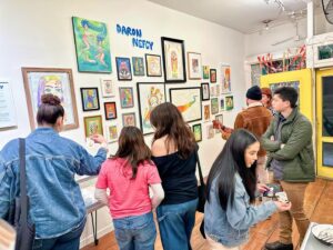 Daron Nefcy Instagram - Some pics from my solo show @leannalinswonderland ! Thank you to everyone who came! It was really fun. The work will be up until March 30th! Please stop by the gallery/ store and check it out. If you are not in LA there are still some paintings available online and the gallery ships. Link in bio or here- https://leannalinswonderland.com/collections/daron-nefcy-art-show