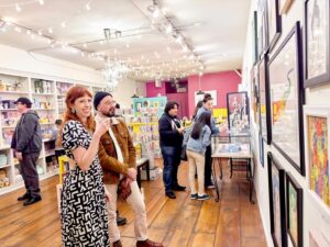 Daron Nefcy Instagram - Some pics from my solo show @leannalinswonderland ! Thank you to everyone who came! It was really fun. The work will be up until March 30th! Please stop by the gallery/ store and check it out. If you are not in LA there are still some paintings available online and the gallery ships. Link in bio or here- https://leannalinswonderland.com/collections/daron-nefcy-art-show