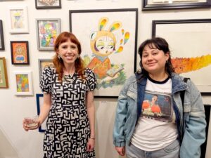 Daron Nefcy Instagram - Some pics from my solo show @leannalinswonderland ! Thank you to everyone who came! It was really fun. The work will be up until March 30th! Please stop by the gallery/ store and check it out. If you are not in LA there are still some paintings available online and the gallery ships. Link in bio or here- https://leannalinswonderland.com/collections/daron-nefcy-art-show