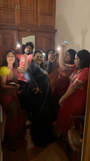 Darshana Das Instagram - Wait till end 😂😂

:
#mounaragam #location #serial #malayalam #family
