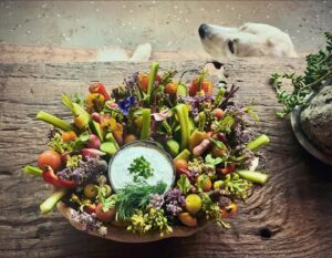 Daryl Hannah Instagram - thank you rain
garden delights 
💧🌱💚🩵
