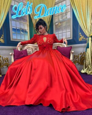 Dáša Šárközyová Instagram - ❤️‍🔥 Prve kolo je za nami, Let’s dance odstartovane vo velkom style!🔥.. Uzila som si to na maximum! A uz teraz sa tesim na vsetky dalsie kola a zazitky😍.. #red #dress