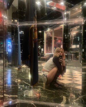 Dasha Nekrasova Instagram - Serving “diplomacy” in my @labucq Norman mary janes 🇺🇳✌️ 🇦🇱