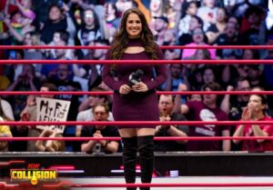 Dasha Kuret Gonzalez Instagram - I hope y’all enjoyed #AEWCollision tonight!!! Who’s ready for #AEWRevolution tomorrow night live from #greensboro #NC 🤗😃💃🏽🥳😃 

#aew #announcer #MasDasha