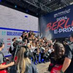 Davina Geiss Instagram - amazing weekend in Berlin. Thank you @fiaformulae for letting me experience a dream. Loved driving your gen3 car🏎️🏁❤️