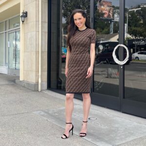 Davina Portratz Instagram - F word…but make it fashion @fendi 😂 1 or 2?