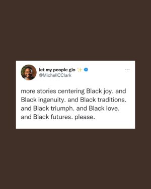 Dawn-Lyen Gardner Instagram - “The world does not move without Black creativity.” - @melissa_kimble  #BlackHistoryMonth #BlackFuturesMonth