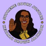 Dawn-Lyen Gardner Instagram - As a former public defender having presided over the United States District Court and the U.S. Court of Appeals for the D.C. Circuit, JUSTICE Ketanji Brown Jackson receiving the nomination for the Supreme Court already gave me hope and made me feel proud. But to watch this beautiful Black woman be confirmed today will be a moment I’ll cherish forever. Like the hope and pride in the face of her daughter, Leila, as she watched with admiration (scroll for the photo by Sarahbeth Maney). KBJ is the reminder that we get to decide who belongs not only in this country but also our decision making processes. I want to celebrate her win for making it so far in a system designed to fail us, and I hope that the road will become less treacherous for future justices. I hope that future Black women can have fulfilling careers without the misogyny and emotional trauma of being overqualified and still underestimated. But today… today my heart sings for Supreme Court Justice Ketanji Brown Jackson and the ways we are transforming halls of power by being. She is here to stay and she deserves it ALL 🤩 #KBJ #KBJDay