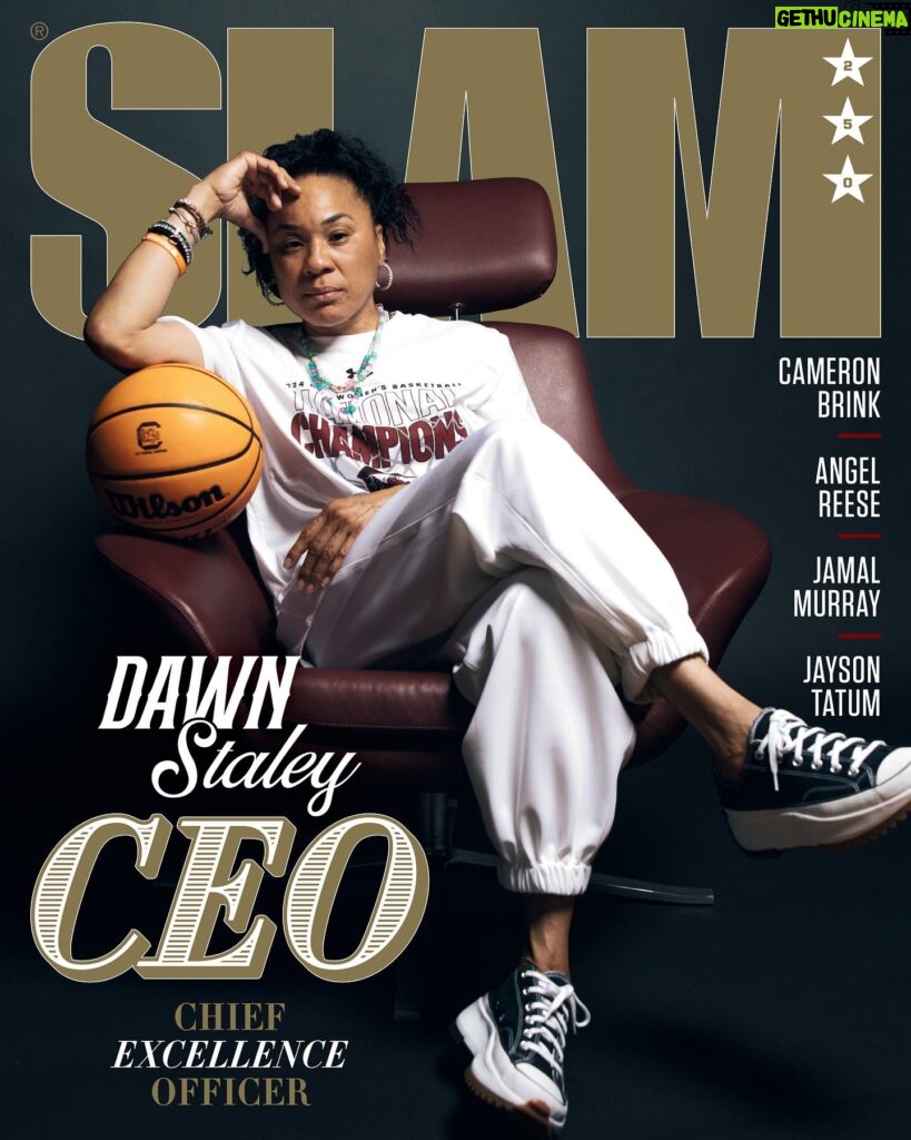 Dawn Staley Instagram - Dawn Staley isn’t just the head coach of South Carolina. She’s also rewriting the standards of excellence for head coaches everywhere. SLAM 250 is out now. LINK IN BIO