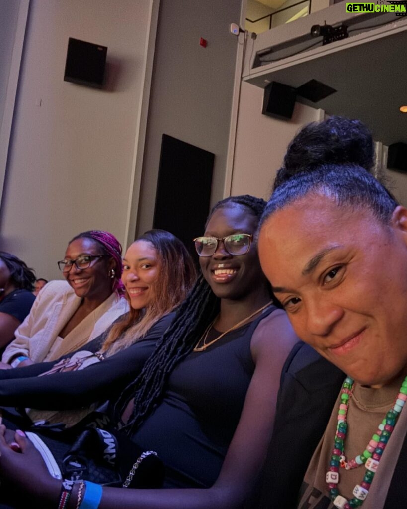 Dawn Staley Instagram - When one of us is in the spotlight we show up and show out. @gamecockwbb is in the building seeing @kamilla_cardoso docuseries. Congrats KMill!! We love you! @lehda.aaa @victariasaxton @aliyah.boston