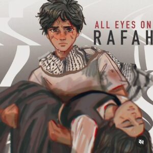 Dayyana Hameed Instagram - All Eyes On Rafah.

Rafah bleeds. This is nothing less than holocaust.
The world stands , gazing helplessly?.. Speak up if the humanity in you is still not dead..

Burnt.  Slaughtered. Beheaded. 
Decades of torture and brutality .

Stop this genocide.
Save the people of Palestine.

#rafah
#rafahonfire
#freepalestine 
#stopgenocide