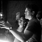 DeWanda Wise Instagram - Jeff & De at work. Moment captured by Chip Chip. The way I treasure this incredible crew. 🫶🏾🐻 #ImaginaryFilm {A BTS shot of director Jeff Wadlow & DeWanda on the set of Imaginary.}