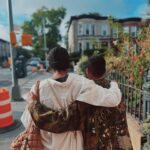 DeWanda Wise Instagram - “Success” shot on iphone by @roywoodjr 🫶🏾 {De & Cassandra embrace as they move down a sidewalk in BK.}
