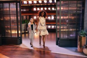 DeWanda Wise Instagram - Thrilled to be back on @kellyclarksonshow today!!! 

Highlights:

Kelly always cracks me up.

Catching up with my Poolman co-star, the phenomenal Annette Benning.

Learning Pyper could very much well host her own show.

{Some lovely glossies of the aforementioned parties on The Kelly Clarkson Show.}