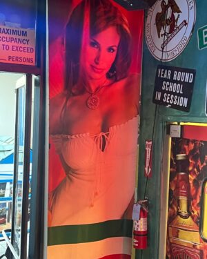 Debbe Dunning Instagram - Once upon a time in my modeling days! Captured this gem in a dive bar in Manhattan Beach @c.t.sloan  photo credit