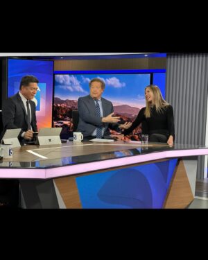 Debbie Matenopoulos Instagram - What awful news to receive. The last time I saw or spoke to Sam was December 1st of 2023. He had me on the show to promote a small part I had in a movie where I played a French woman. But to Sam nothing was small. Everything was a great achievement and he was always genuinely excited about all of it. Sam was a staple in Los Angeles for everything entertainment. He never met a stranger and was loved by literally everyone in Hollywood. Truly the kindest most genuine guy.  Who would also often have me in stitches when the cameras stopped rolling.  Anytime anyone had anything to promote or report or something they wanted people to know about, you’d hear the words “Call Sam.” It didn’t matter if you were an A list lead of a film or just starting out, Sam treated you the same and appreciated you all the same and was always happy to help you. I cannot believe he is gone. There will forever be a massive hole in Los Angeles morning shows entertainment news.  After all, ever since I can remember he has been synonymous with Los Angeles morning entertainment news. Love you Sam Rubin. You will be so so missed. But your memory will be eternal my friend. Sending so much love and prayers to his wife and children and his @ktla5news family. 💔💔💔🙏🏻 #samrubin