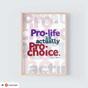 Debbie Millman Instagram - This election year, reproductive rights are on the ballot and we need to make our voices heard. This is an issue I’m deeply passionate about, so I’ve teamed up with @merchaid to design a limited-edition t-shirt and print that are raising important and necessary funds for @abortionfunds. The full capsule will be one sale Monday June 3rd at 12pm EST, and will include my pals @jessicavwalsh and @gailycurl. You can shop the collab from 12pm EST June 3rd at www.getmerchaid.com. 

Repost from @merchaid
•
Pro-life is actually pro-choice. @debbiemillman’s limited-edition design in support of @abortionfunds drops June 3rd.