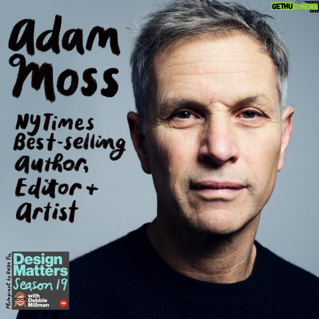 Debbie Millman Instagram - How does something come from nothing? How do creators actually create? These are questions Adam Moss has long been asking. They also happen to be some of the questions that I try to investigate with every guest on every episode of my podcast: How did you become you, and how did you make that? Adam Moss is the former editor of New York Magazine, and before that he was the editor of The New York Times Magazine. He has left an indelible mark on those magazines and the many others he’s worked on. Adam Moss is also an artist. He came late to the fine arts, and he’s a little reluctant to call himself an artist. We to talked all about that and how he wrote and created his brand new book, “The Work of Art: How Something Comes From Nothing” on this brand new episode of Design Matters. Link to listen is in my bio! Oh, and this beautiful book was designed by @lukehhayman of @pentagramdesign.