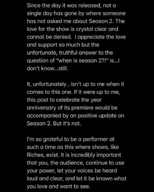 Deborah Ayorinde Instagram - Transparently speaking…

#Riches #RichesonPrime