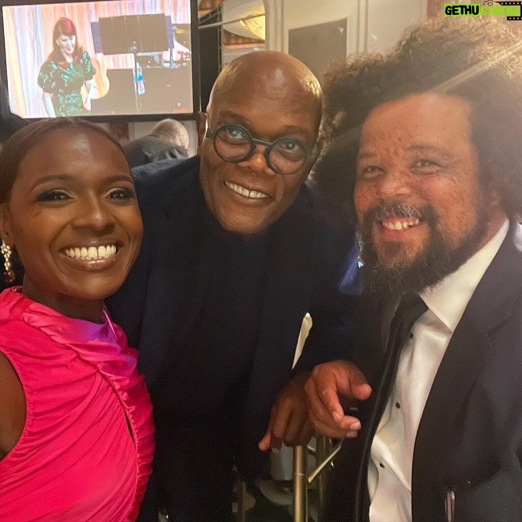 Deborah Joy Winans Instagram - Had an amazing night celebrating two of our favorite icons we are lucky to call family 🥰 Congratulations @samuelljackson and @ltjackson_ We love y’all🤗🤗