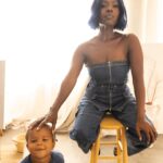 Deborah Joy Winans Instagram – Happy Saturday from me and my baby😍😍 Didn’t plan for him to be at my shoot, but it had to happen so you do what you have to do as a mom while you slay😉💜💁🏿‍♀️ 📸 @eltonandersonjr 💄 @missdrini 💁🏿‍♀️ @jtouch 👗 @apuje