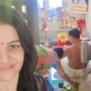 Deepika Tripathy Instagram - Ganapati bappa moroye❤️🙏
