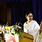 Deepti Naval Instagram - The book event at Bhubaneshwar. Sari @raw_mango