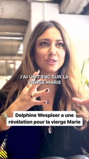 Delphine Wespiser Instagram - « Je vois l’autel de Marie, j’ai une révélation pour cette féminité »🔥
@wespiserd nous raconte sa connexion avec la vierge Marie et comment le film de @gadelmaleh l’a bouleversé 🫶🏻 

#catholique #chretien #bienvenueaumonastère #missfrance #gadelmaleh
