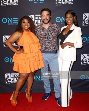 Denise Boutte Instagram - Just cause I 💝 this pic! Trust & Believe you’ll wanna see what this 3some is up to in “A Mother’s Intuition” 
Saturday at 4p/3c! Meet us there 🎥🍿
TV-ONE Represent!
