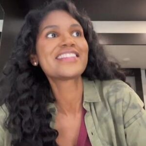 Denise Boutte Instagram - Tails from the Trailer… ready for my closeup 🫣 LOL!!!!