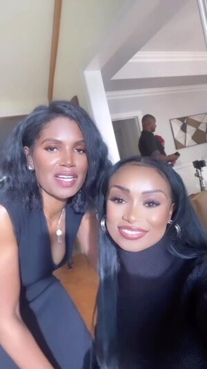 Denise Boutte Instagram - Can my TV mom @denise_boutte pass as my real mom? 👀🎬

New episode of @familybusinessbet will be out on BET  tomorrow! Y’all missed my character Melanie?