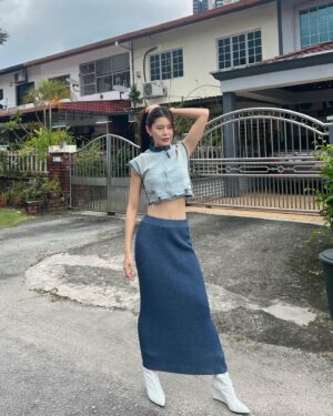 Denise Camillia Tan Instagram - 初二🩵

Top: @qiqingqipao