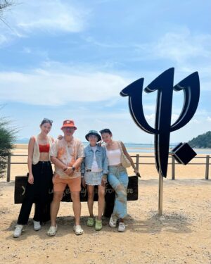 Denise Camillia Tan Instagram - Club Med memories 🌴

1. Caught the sunrise on the last day before heading home 🌄 

2. A sweaty Pilates session w my cutie sis 

3. Archery- my new fav activity! 🏹 

4. Not risking another lizard scare in the bathroom. Hence the hanger for protection 🦎 

5/6. Be present & cherish every moment w your loved ones🫶🏻 

7. The last time I did flying trapeze was when I was 10. 20 years later I’m back at it w a knee hang!🫡

8. Ice cold beer on a hot hot day 🍺 

9. Besties 🐒
