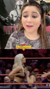 Denise Salcedo Instagram - LMAO @mariahmayx 👏😂 #aew #aewwrestling #aewcollision #aewdynamite #womenswrestling #mariahmay #wrestling #prowrestling #programming #explorepage #wrestlingtiktok
