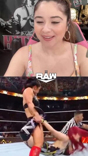 Denise Salcedo Instagram - IYO SKY IS SO FLEXIBLE … LOVED THIS PART! 🥰#wwe #wweraw #raw #mondaynightraw #womenswrestling #wwenetwork #wweuniverse #wwesuperstars #iyosky #lyravalkyria #wwetiktok #wrestling #wrestlingtiktok