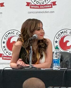 Denise Salcedo Instagram - What an awesome day!!! Thank you to everyone for the lovely birthday wishes!!!❤️❤️❤️🥰🥰🥰 today I hosted two panels one with @samoajoe and the other with both @trishstratuscom & @machetegirl !!!!!🤩🔥🤩🔥🤩🔥🤩 @comicconrevolution
