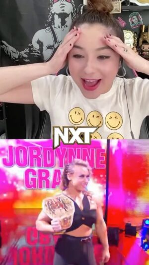 Denise Salcedo Instagram - I WAS NOT EXPECTING THIS!!! What a SURPRISE!!! Jordynne Grace will be Roxanne Perez’s next opponent for the NXT Women’s Championship at NXT Battleground! 😱 #wwe #wwenxt #nxt #jordynnegrace #roxanneperez #wrestlingnews #wwetiktok #wwevideos #programming #explorepage #womenswrestling #wwenetwork #wweuniverse #wwesuperstars #tnawrestling #wwenews #nxtbattleground