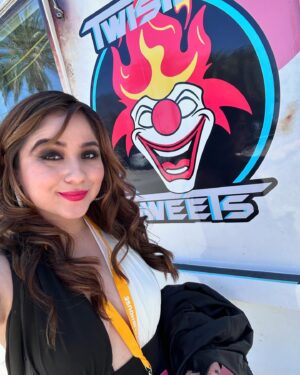 Denise Salcedo Instagram - What an awesome day!!! Thank you to everyone for the lovely birthday wishes!!!❤️❤️❤️🥰🥰🥰 today I hosted two panels one with @samoajoe and the other with both @trishstratuscom & @machetegirl !!!!!🤩🔥🤩🔥🤩🔥🤩 @comicconrevolution