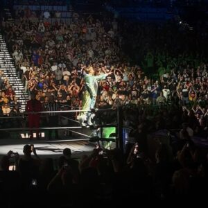 Denise Salcedo Instagram - LAST NIGHT WAS CRAZY AT AEW DOUBLE OR NOTHING!!! Here is a collection of photos and videos of some CRAZY moments! #aew #aewdon #allelitewrestling