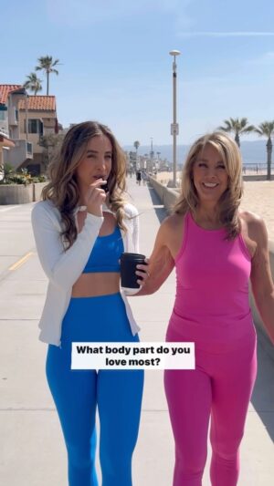 Denise Austin Instagram - Walk   Talk with us along the beach as I ask @deniseaustin some hard hitting questions😉