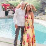 Denise Austin Instagram - Still on a MAGICAL high!!! This past wedding weekend was a DREAM !!! Katie and Lane are so HAPPY in LOVE!!! It was so special for us to be able to host the Welcome Party and their Beautiful wedding at our home!!!! On Friday night, at their Welcome party, Jeff, Kelly and I surprised Katie with her favorite Caribbean band from Anguilla, @omalie360_music…we had so much FUN and I will never get over how much LOVE was in the air!!! And the day of the wedding was just EUPHORIC…my sweet Katie looked STUNNING…seeing her so happy made my heart smile!!! I will be forever grateful for this absolutely breathtaking weekend!!! Love and Joy. Xoxo