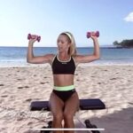 Denise Austin Instagram - This oldie but goodie upper body workout went out in my free newsletter this morning! Some classic moves to strengthen and tone your arms chest and shoulders… and this is one of the best tips when you are working your upper body! Keep your back straight and your core tight…. This will protect your spine and even work your abs indirectly, a win win!! Check my stories for a link to the work out and a link to join my free newsletter if you haven’t yet!!