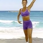 Denise Austin Instagram - I have a FUN #flashback move that will get your heart pumping and work your muscles too… this one is an oldie but goodie!! It’s a classic aerobic move combined with a squat and back press that works your shoulders, back and arms. It almost feels like you’re dancing, make working out fun and you will do it more often… and that’s what matters… consistency is key!! You can get this full workout on my app! 30 minutes of aerobics booty toning!